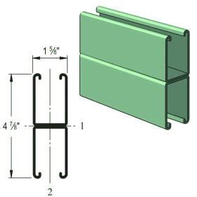 p5500 unistrut dimensions.